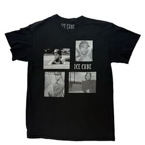 Ice Cube Black T-Shirt Men’s Medium Rap Hip Hop Vintage Style Tee